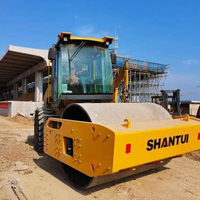 Compacteur à tambour unique Shantui SR10-B6 de 10 tonnes, moteur Weichai 97,5 kW, pour la construction routière (modèle 2026)