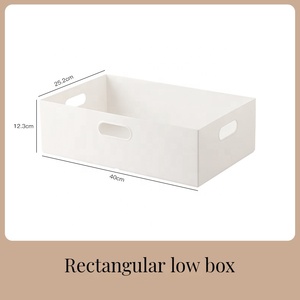 Caja organizadora apilable multiusos, ropa para el hogar, juguetes, aperitivos y artículos diversos, caja de almacenamiento con asas, organizador de mesa y Escritorio - Product Image 4
