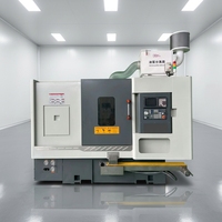 Torno CNC de Bancada Inclinada Horizontal LICHI LC-X36SD con Doble Husillo, GSK, Control FANUC, Certificación CE, Bajo Costo de Mantenimiento, Nuevo
