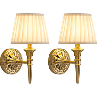 Lampe de table Senya-Pro Gold avec abat-jour en tissu, à intensité variable tactile, rechargeable par USB, sans fil, lumière LED de nuit pour chambre à coucher, hôtel, restaurant