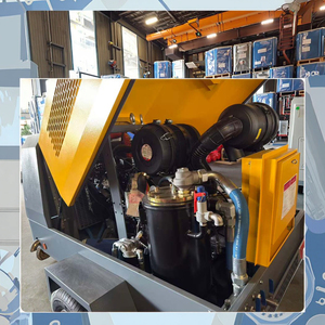 <strong>Portable</strong> 60kw Screw Diesel 24V Air Cooled Lubricated Air <strong>Compressor</strong> for Rock Drilling and <strong>Mine</strong> Use with Fuel-Efficient Engine - Product Image 4