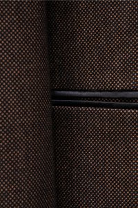 <span class=keywords><strong>Costume</strong></span> de bal sur mesure smoking classique de mariage pour hommes smoking 3 pièces <span class=keywords><strong>marron</strong></span> <span class=keywords><strong>foncé</strong></span> avec diamants pour hommes - Product Image 5