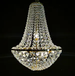 Modern Art Decoration Crystal Long Chain Channel Elliptic Luxury Wedding Led Chandelier