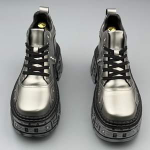 2025 Thương Hiệu Hợp Thời Trang Người Đàn Ông Của Cho Khởi Động Dày Dưới Cao Mới Thay Đổi Dần Tất Cả Các Kim Loại Phong Cách Thời Trang Cá Nhân - Product Image 6