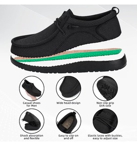 ITAZERO Mocassini Slip-on Casual <span class=keywords><strong>in</strong></span> Tela Stile Nautico <span class=keywords><strong>Scarpe</strong></span> da Passeggio per Uomo - Product Image 4