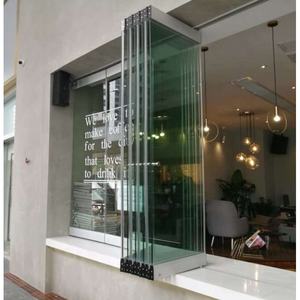 Cortina de cristal plegable, sin marco, estilo económico, balcón, particiones, puertas - Product Image 4