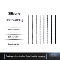 Dilatateur urétral en silicone en forme d'œil de cheval pour hommes débutants, stimulateur urétral pour auto-plaisir