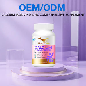 แคลเซียมเหล็กสังกะสีสำหรับเด็ก Whalekids ที่มีชีวิตชีวาพร้อมวิตามิน K2-การเจริญเติบโตของกระดูกและการติดฉลากระบบภูมิคุ้มกันโรงงาน - Product Image 2