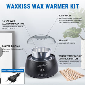 Waxkiss 500ml 왁싱 냄비 히터 키트 제모 제모 전기 왁스 히터 여성과 남성 제모 - Product Image 6