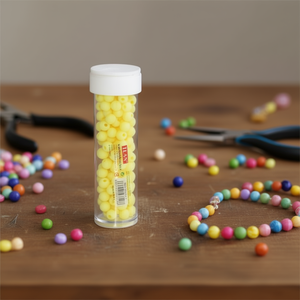 Perline Ilan Abalorio 6Cm Giallo Macaron per Creazione di Gioielli e Artigianato - Product Image 2