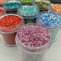 Epoksi reçine tumbler noel süslemeleri için toplu yanardöner glitter polyester yüksek sparkle kozmetik pırıltılar