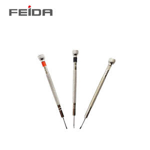 FEIDAステンレススチール1MM 0.8-1.6mmミニ精密スクリュードライバーセット磁気チップ時計メガネ修理ハンドツールスクリュードライバー - Product Image 1