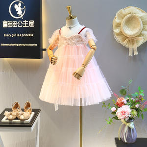 Nuevos Vestidos de Lentejuelas Doradas de Primera Calidad, Última Producción, para Niñas, para el Verano, Compra Directa del Proveedor en China - Product Image 4