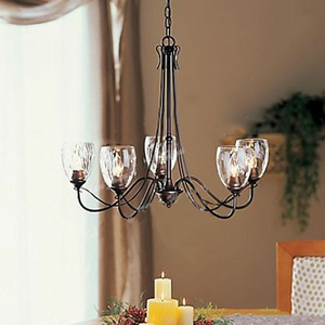 Lampadario in Metallo Nero E14 <span class=keywords><strong>per</strong></span> Villa, Hotel, Ristorante, Lampadario Classico in Vetro <span class=keywords><strong>per</strong></span> <span class=keywords><strong>Soggiorno</strong></span> - Product Image 3