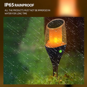Lampade da Giardino Decorative LED Solari con Effetto Fiamma Tremolante per Esterni Impermeabili con Sensore di Movimento - Product Image 4