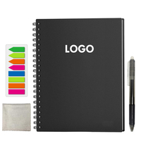 Cahier d'écriture réutilisable effaçable chaud et humide A4 A5 comme le carnet réutilisable intelligent Rocketbook
