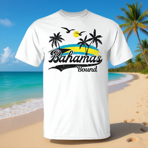 T-shirt de voyage Bahamas Bound, design assorti pour réunion de famille et croisière - Product Image 3
