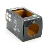 Nouvelle boîte de présentation de table en carton recyclé avec pelliculage brillant pour le commerce de détail de sucre, carton PDQ