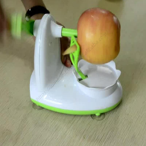 Machine à éplucher manuelle en plastique LMK039, couteau à éplucher à manivelle, nouveau design, outil manuel pour fruits, vente en gros - Product Image 3