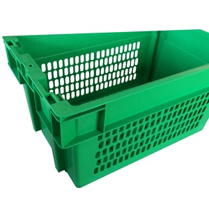 स्टेकयोग्य केट मेष बॉक्स प्लास्टिक के कारोबार के लिए जाली दीवार प्लास्टिक सब्जी फल - Product Image 2