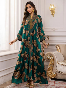 2026 <b>Eid</b> Ramanda Abaya Women Muslim <b>Dress</b> Islamic Clothing Dubai Elegant Robe Femme Jalabiya <b>for</b> Women - Product Image 2