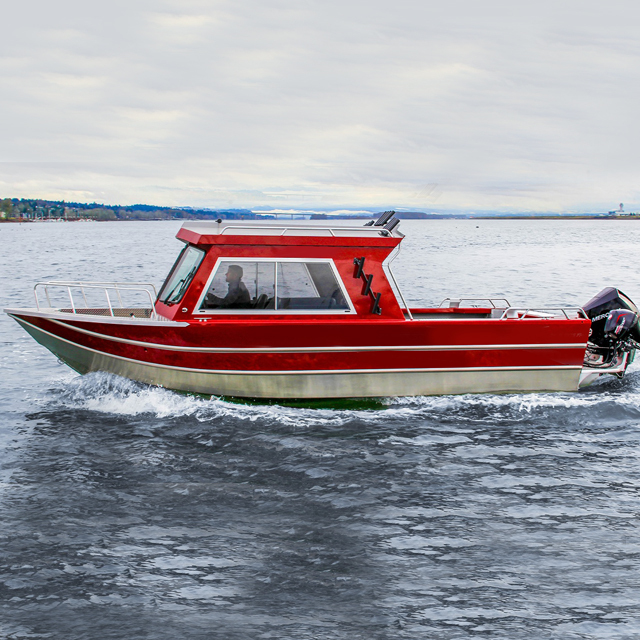 Ecocampor 2021 горячая Распродажа 22ft полностью сварная алюминиевая рыболовная лодка для 6 человек на продажу