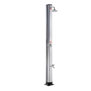 <span class=keywords><strong>Douche</strong></span> <span class=keywords><strong>solaire</strong></span> extérieure Capacité <span class=keywords><strong>de</strong></span> 35L Matériau ABS noir Résistant aux intempéries Conception sans cadre Couvertures résistantes à l'eau - Product Image 1