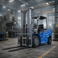 Forklift Listrik Lithium Liftron CPD35L 3500kg dengan Ban Solid, Jarak Sumbu Roda Lebar, dan Stabilitas Tinggi untuk Pengangkutan Kargo Berat