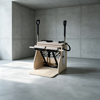 Silla de Pilates de Madera de Arce Personalizada OEM con Resortes para Programas de Equipos de Fitness, Equipo de Yoga