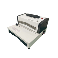 Máquina Encuadernadora Eléctrica de Escritorio SE25A para Oficina con Perforadora de Espiral de Plástico para Formato A4