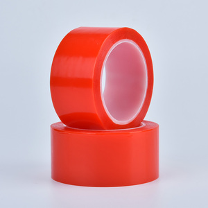 D/S dung môi keo rõ ràng Polyester mạnh mẽ dính Pet hai mặt băng màu Đỏ đôi mặt vật nuôi Băng - Product Image 2