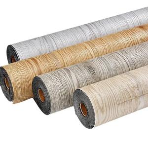 Venta al por mayor de revestimientos de suelo de <span class=keywords><strong>vinilo</strong></span> de PVC antiestáticos Durable precio bajo rollo de estilo de <span class=keywords><strong>madera</strong></span> para sala de estar antideslizante superficie lisa - Product Image 4