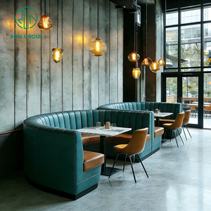 Juego de Mesa y Sillas de Mármol para Cafetería y Restaurante, Sofá, Asientos de Banco - Product Image 3
