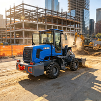 Caricatore Frontale Elettrico 4WD Ecologico Compatto di Alta Qualità, Trattore Multifunzione con Pala Caricatrice