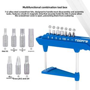 Toopre Jeu de clés dynamométriques multifonctions de haute précision Pointeur hexagonal intégré <span class=keywords><strong>pour</strong></span> <span class=keywords><strong>VTT</strong></span> - Product Image 3