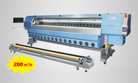 Imprimante à solvant Flex Banner C8-512i PLUS Yaselan haute vitesse Konica 512i 8 têtes Allwin en Chine