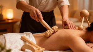 Set di Strumenti per Massaggio in Legno Naturale con Logo Personalizzato, Rulli per Piedi e Corpo, Strumenti per Terapia del Legno con Borsa - Product Image 6