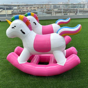 Unicornio Inflable Gigante Colorido, Equipo de Juegos al Aire Libre para Uso Comercial, Actividades de Team Building - Product Image 6