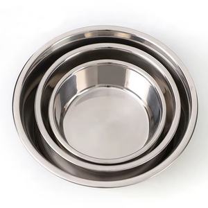 Tigelas de Aço Inoxidável para Cães, Ecológicas, com Borda Lisa e Base Estável, Tigela para Comida e Água para Cães Pequenos, Médios e Grandes - Product Image 2