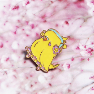 Distintivo Creativo a Forma di Uccello Cartoon, Smalto Morbido Personalizzato, Elettroplaccato ed Ecologico - Product Image 3