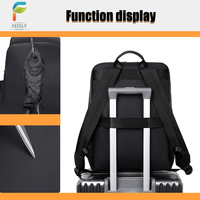 Offre Spéciale Sac à dos pour ordinateur portable de grande capacité Sac d'affaires doublé de polyester imperméable à la mode pour hommes
