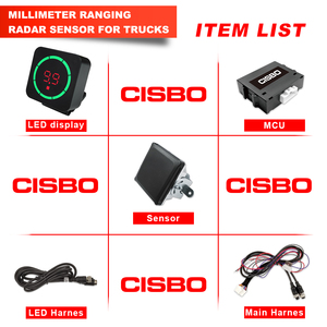 Sensor de Estacionamiento de 9-36V para Camión/Autobús, Sistema de Alerta de Proximidad con Detección PWAS de 10M - Product Image 3