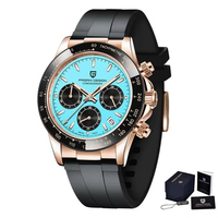Montre Pagani Design PD-1664 1664, nouvelle montre de sport de luxe pour homme, mouvement à quartz japonais VK63, chronographe.