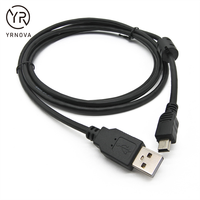 Kabel pengisi daya Cepat USB 2.0 pria ke USB mikro 5A jaket nilon pemisah Y kepala ganda untuk penggunaan komputer dan kamera