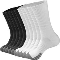 Chaussettes de basketball surdimensionnées de couleur unie haute performance, antidérapantes, en coton, confortables pour le sport et la course à pied pour hommes