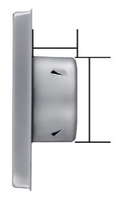 Grille de ventilation murale 304 durable et moderne pour extérieur, anti-pluie/débris, pour séchoir, air chaud/froid, cuisine et salle de bain