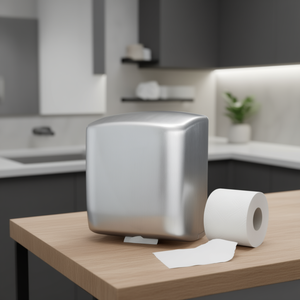 Distributeur de rouleaux de papier toilette en acier inoxydable satiné gris AG45000 - Product Image 3