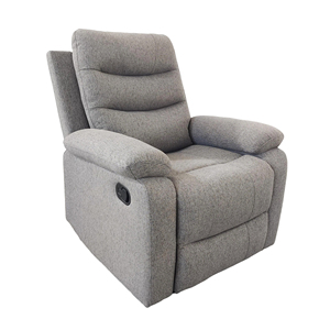 Fauteuil de salon fonctionnel en tissu <span class=keywords><strong>gris</strong></span> <span class=keywords><strong>clair</strong></span> avec fonction inclinable, fauteuil de <span class=keywords><strong>d</strong></span>étente ergonomique pour salon, grossiste - Product Image 4