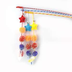 Forniture per animali domestici smart piuma gatto divertente bastone giocattolo gatto bacchetta giocattolo giocattolo interattivo teaser per gatto gattino - Product Image 6