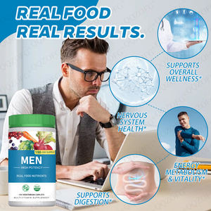 Cápsulas Multivitamínicas al por Mayor con Vitamina B12, A, D, C, <span class=keywords><strong>Zinc</strong></span>, <span class=keywords><strong>Magnesio</strong></span> y Más para Hombres, para Apoyo Nutricional Diario - Product Image 4